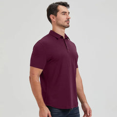 netdraw Men's Ultra Soft Bamboo Viscose Polo Curved Hem S-3XL
