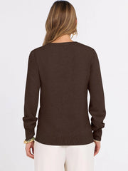 ANRABESS Women’s Fall Long Sleeve V Neck Light Sweaters