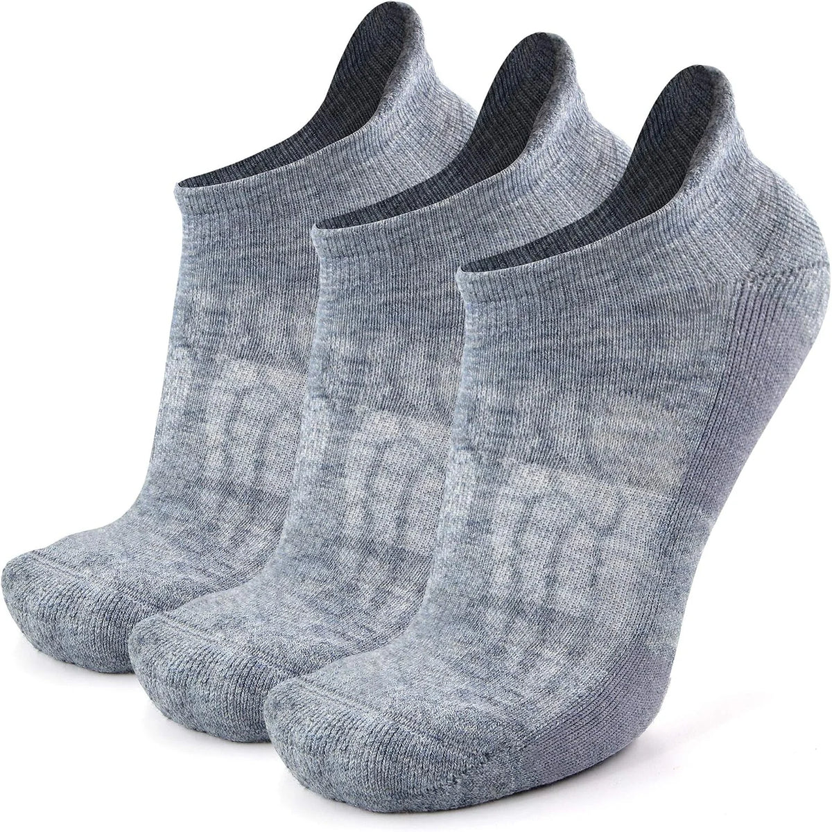 Busy Socks Merino Wool Compression Support Ankle Running Hiking Socks for Men Women, Soft Thick Cushion Tab Socks 3/6 Pairs
