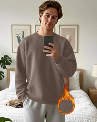 3 Pack Mens Long Sleeve Thermal Shirts Crew Neck Tops
