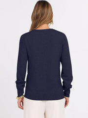 ANRABESS Women’s Fall Long Sleeve V Neck Light Sweaters