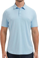 netdraw Men's Ultra Soft Bamboo Viscose Polo Curved Hem S-3XL