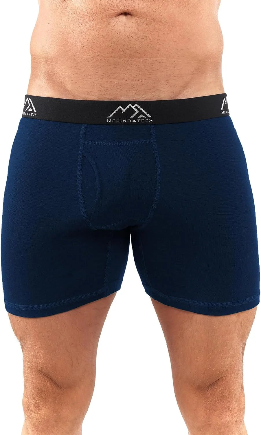 100% Merino Wool Underwear Mens - 1-2 Pack Boxer Briefs for Men 17.5um