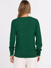 ANRABESS Women’s Fall Long Sleeve V Neck Light Sweaters