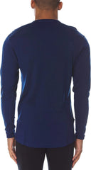 100% Merino Wool - Men's Long Sleeve Crew Shirt - Thermal Base Layer
