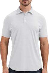 netdraw Men's Ultra Soft Bamboo Viscose Polo Curved Hem S-3XL