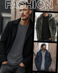 3 Pack Mens Long Sleeve Thermal Shirts Crew Neck Tops