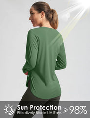 G Gradual Women's Sun Shirts UPF 50+ Long Sleeve Workout Hiking Tops
