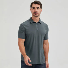 netdraw Men's Ultra Soft Bamboo Viscose Polo Curved Hem S-3XL