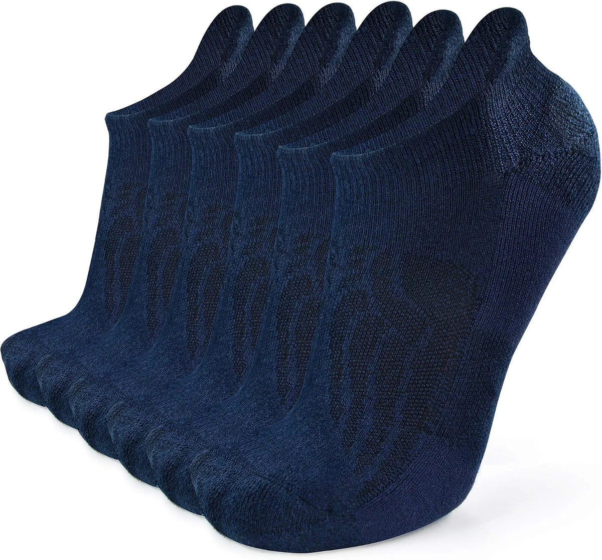 Busy Socks Merino Wool Compression Support Ankle Running Hiking Socks for Men Women, Soft Thick Cushion Tab Socks 3/6 Pairs