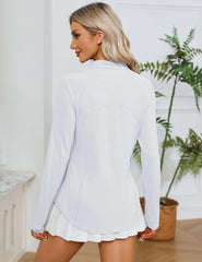 LOMON Women Long Sleeve Shirts Sun Protection 1/4 Zip Summer Quick Dry Hiking Shirts Quarter Zip Pullover for Women