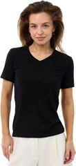 100% Merino Wool Shirt Women - Short Sleeve Tee Base Layer Top Undershirt