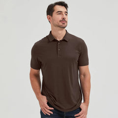 netdraw Men's Ultra Soft Bamboo Viscose Polo Curved Hem S-3XL