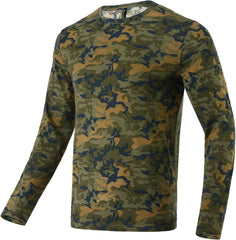 100% Merino Wool Base Layer for Men Long Sleeve Crew Neck Thermal Shirt