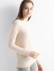 Chanyarn Women's 100% Merino Wool 2025 Fall Winter First-Line Ready to Wear Long Sleeve Seamless Knit Crewneck Sweater