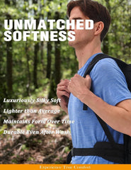 Merino Protect 100% Merino Wool T Shirts for Men Odor Resistance Base Layer Hiking Travel T-Shirt Soft Undershirt