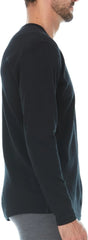 100% Merino Wool - Men's Long Sleeve Crew Shirt - Thermal Base Layer