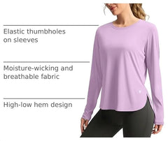 G Gradual Women's Sun Shirts UPF 50+ Long Sleeve Workout Hiking Tops