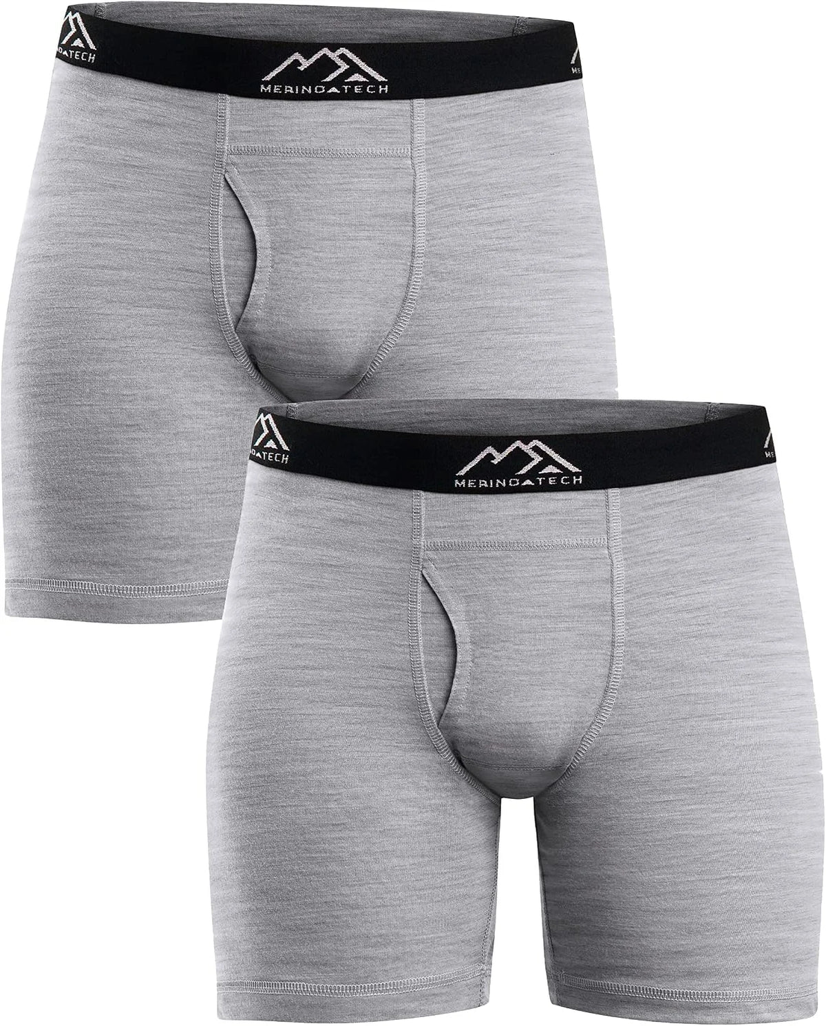 100% Merino Wool Underwear Mens - 1-2 Pack Boxer Briefs for Men 17.5um