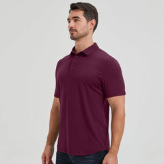 netdraw Men's Ultra Soft Bamboo Viscose Polo Curved Hem S-3XL