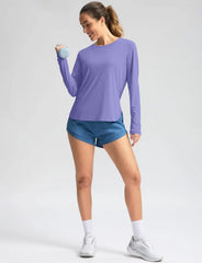 G Gradual Women's Sun Shirts UPF 50+ Long Sleeve Workout Hiking Tops