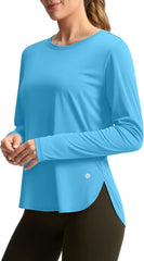 G Gradual Women's Sun Shirts UPF 50+ Long Sleeve Workout Hiking Tops