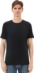 Merino Protect 100% Merino Wool T Shirts for Men Odor Resistance Base Layer Hiking Travel T-Shirt Soft Undershirt