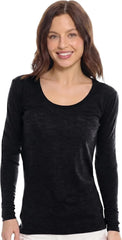 100% Merino Wool Base Layer Women - Thermal Merino Wool Shirt Women