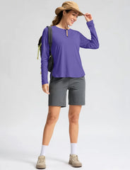 G Gradual Women's Sun Shirts UPF 50+ Long Sleeve Workout Hiking Tops