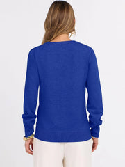 ANRABESS Women’s Fall Long Sleeve V Neck Light Sweaters