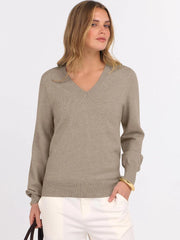 ANRABESS Women’s Fall Long Sleeve V Neck Light Sweaters