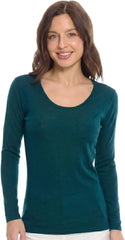 100% Merino Wool Base Layer Women - Thermal Merino Wool Shirt Women
