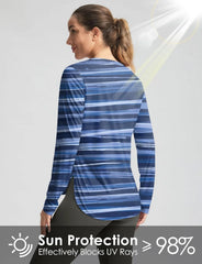 G Gradual Women's Sun Shirts UPF 50+ Long Sleeve Workout Hiking Tops