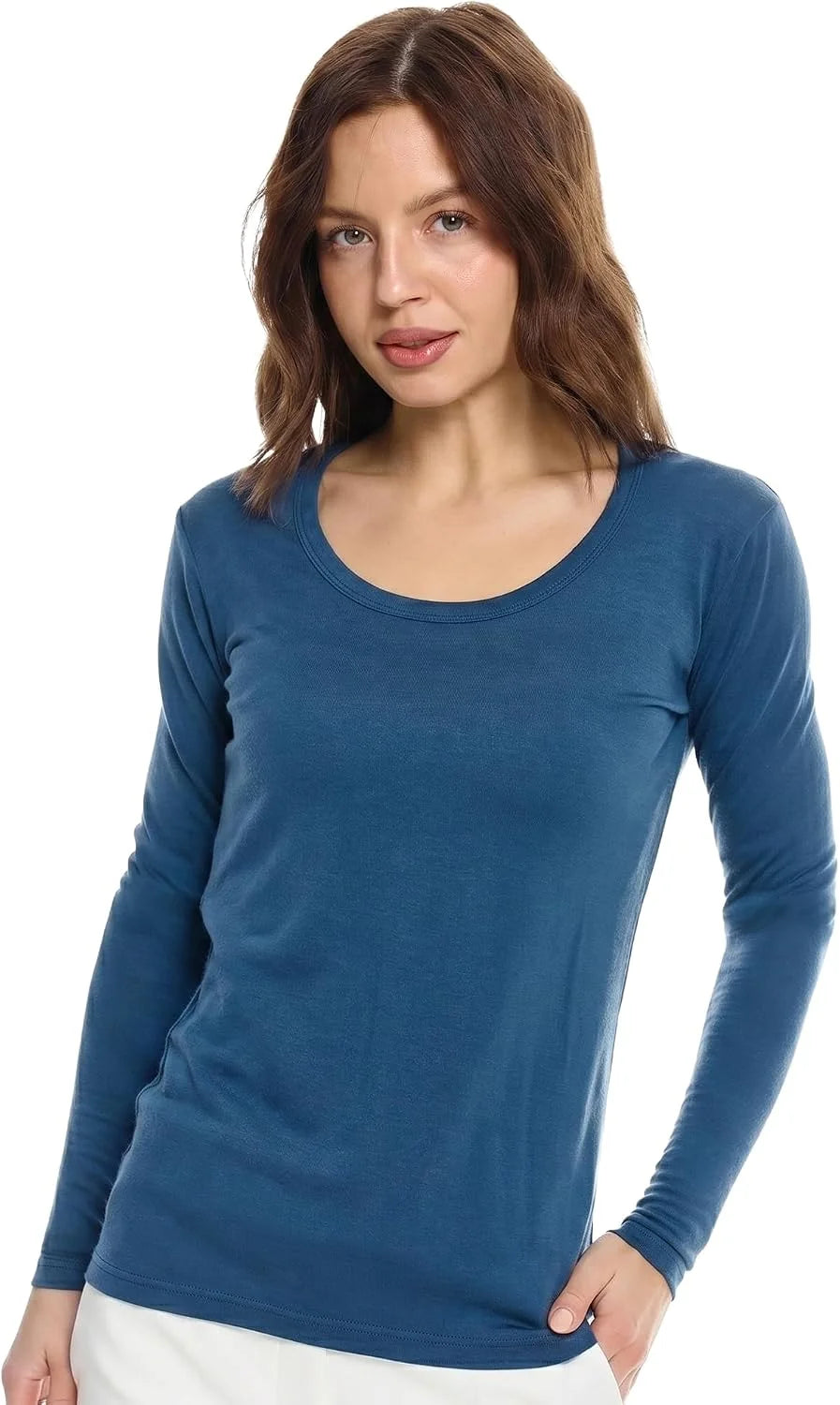 100% Merino Wool Base Layer Women - Thermal Merino Wool Shirt Women