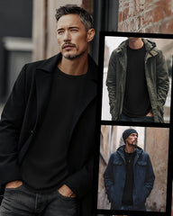 3 Pack Mens Long Sleeve Thermal Shirts Crew Neck Tops