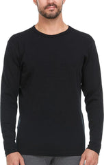 100% Merino Wool - Men's Long Sleeve Crew Shirt - Thermal Base Layer