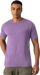 Merino Protect 100% Merino Wool V-Neck T Shirts for Men Odor Resistance Base Layer Hiking Travel T-Shirt Soft Undershirt