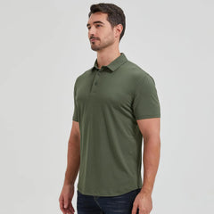 netdraw Men's Ultra Soft Bamboo Viscose Polo Curved Hem S-3XL